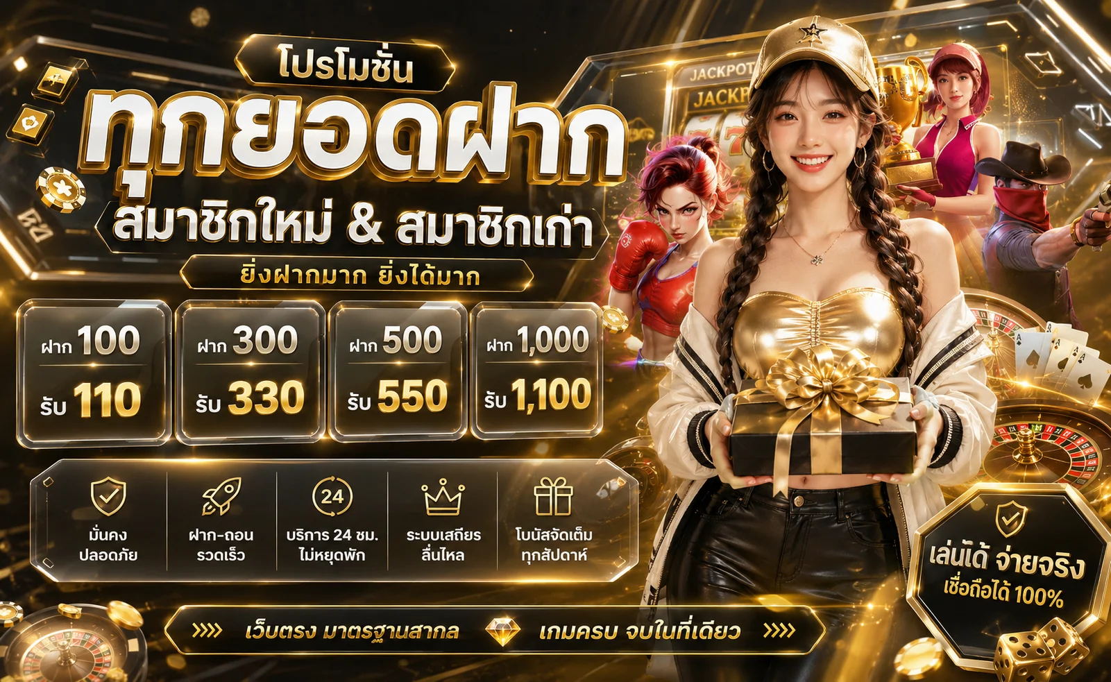 ทดลองเล่นสล็อตฟรีทุกค่ายที่ขุมทรัพย์ ไม่ต้องสมัคร